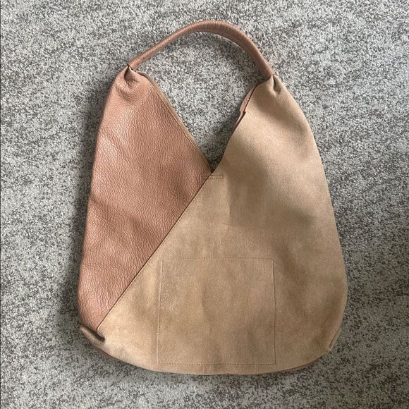 Anthropologie Shiraleah Chicago Arden Tote Bag -Tan - Picture 5 of 9